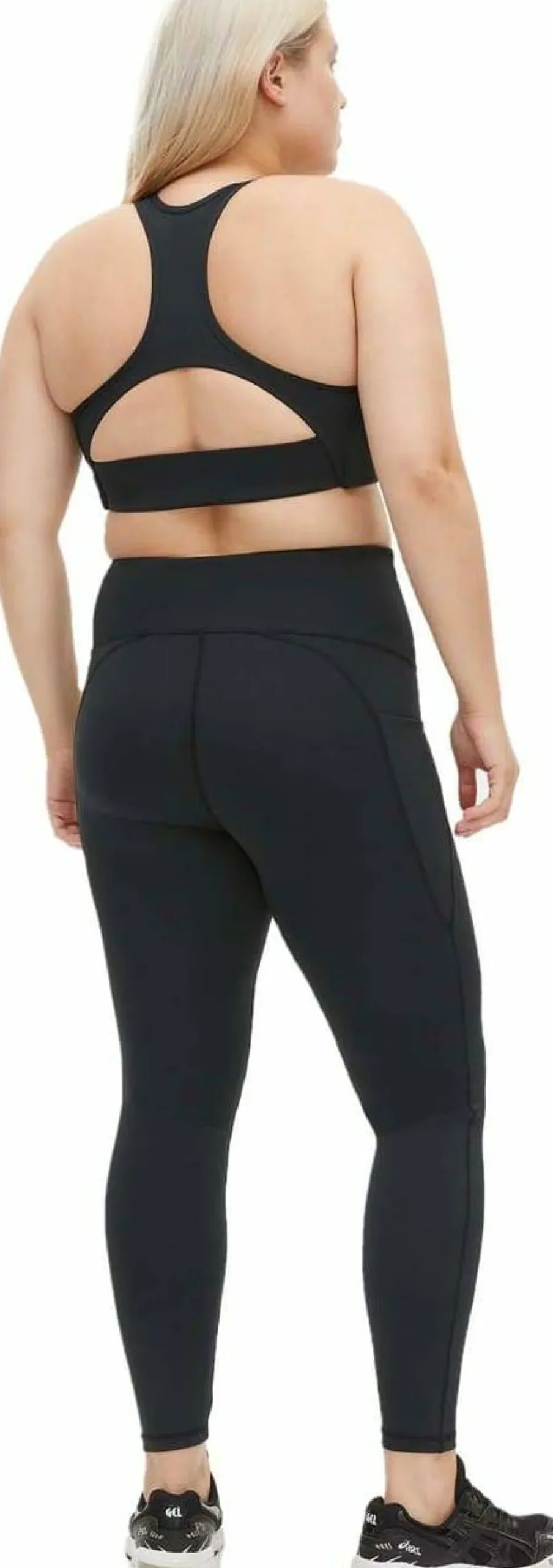 Röhnisch Women's Flattering Curved High Waist Tights Black
