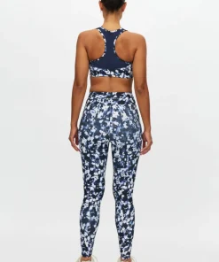 Röhnisch Women's Printed High Waist Tights Indigo Bloom