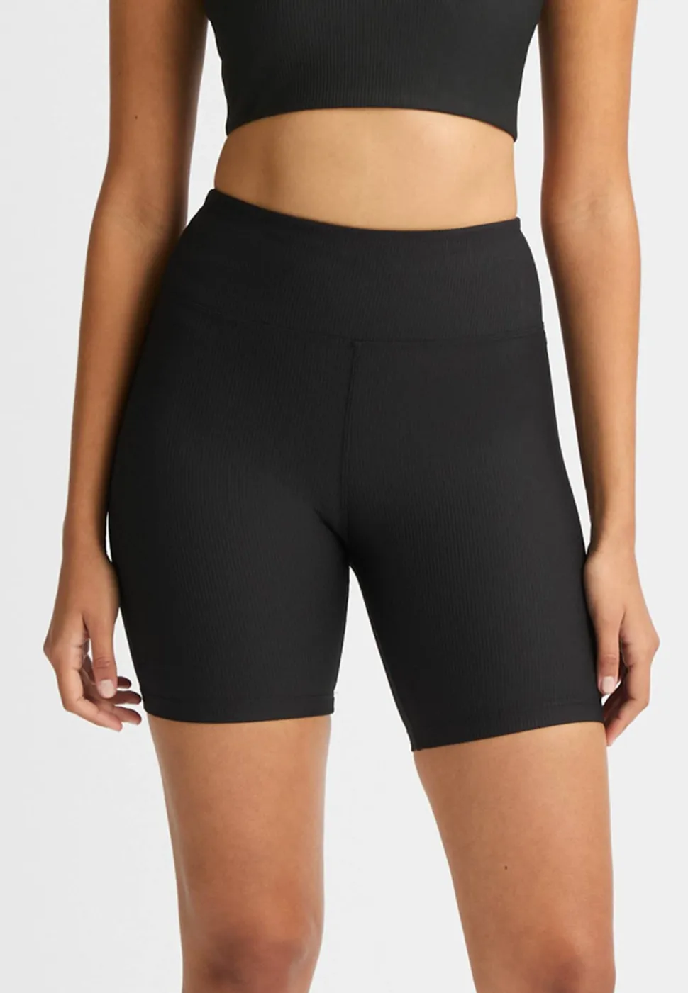 Röhnisch Women's Ribbed R Bike High Waist Tights Black