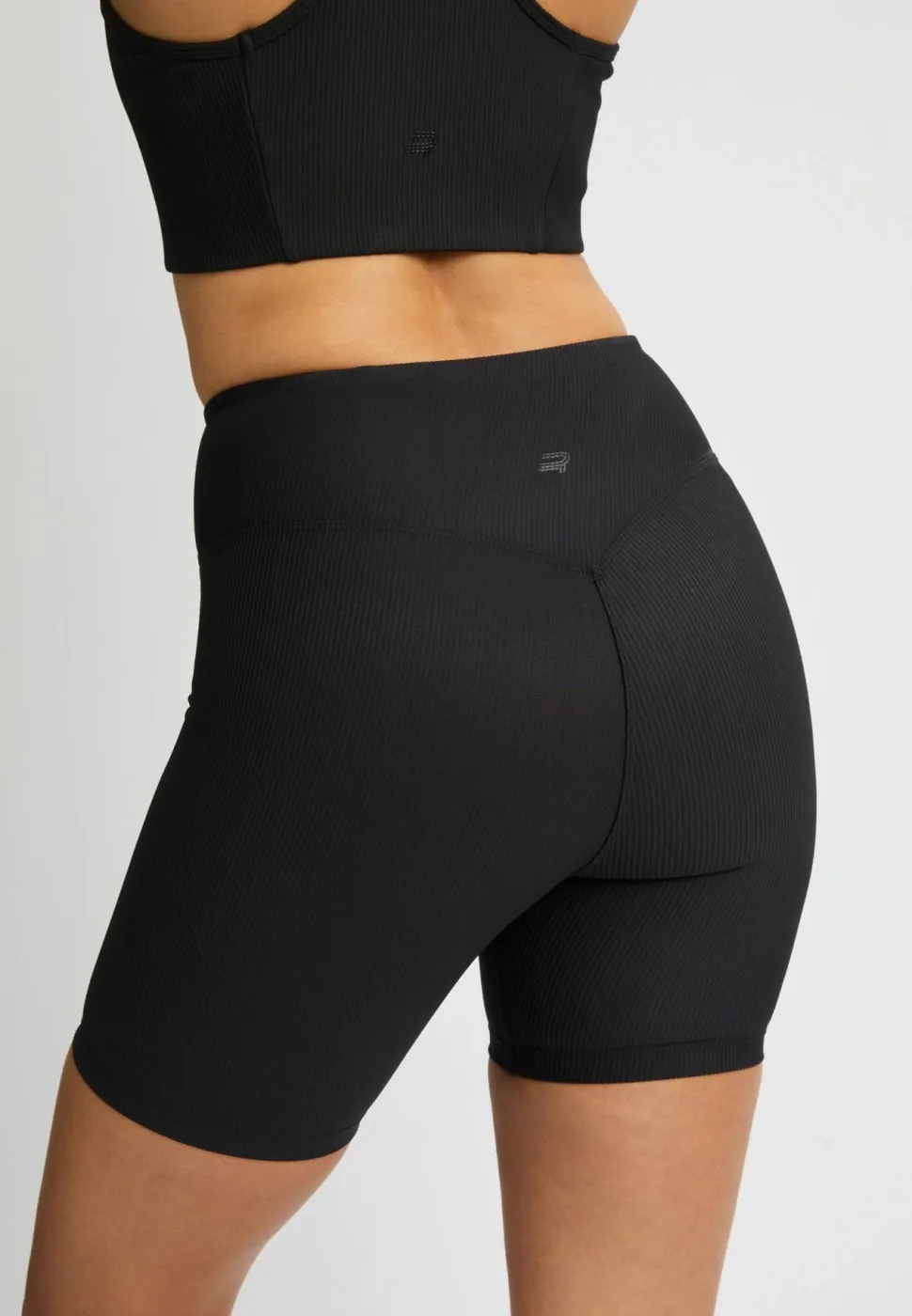 Röhnisch Women's Ribbed R Bike High Waist Tights Black