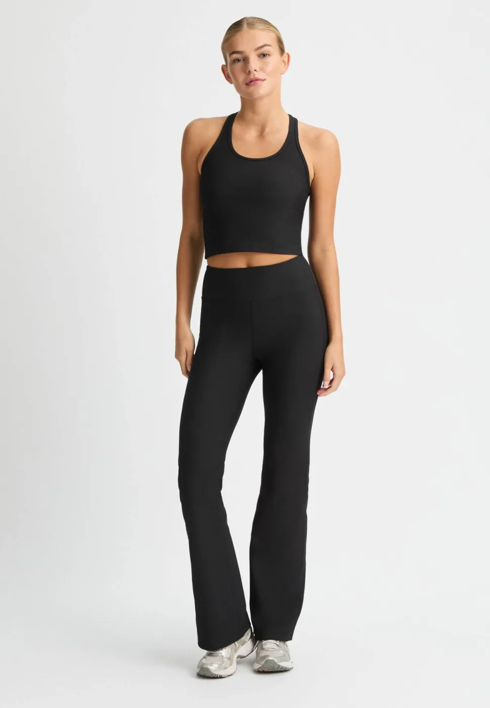 Röhnisch Women's Ribbed R Flare High waist Tight Black
