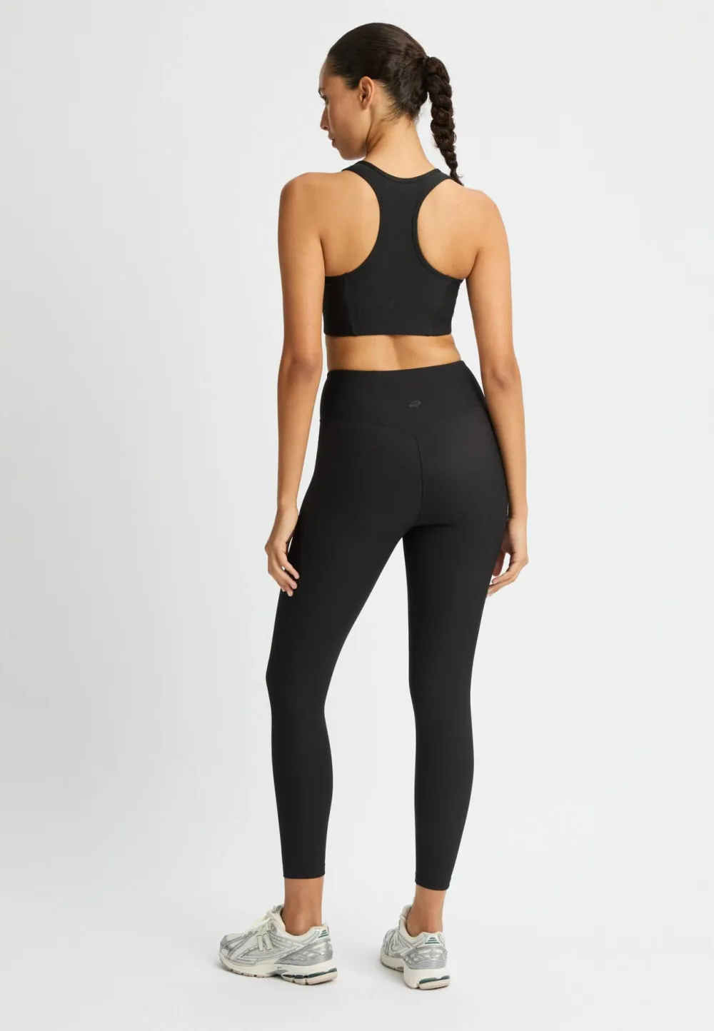Best Women's Ribbed R High waist Tights Träningskläder Dam