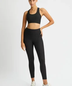 Best Women's Ribbed R High waist Tights Träningskläder Dam