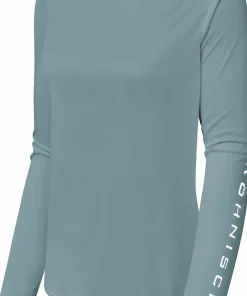 Röhnisch Women's Team Logo Long Sleeve Stormy Sea Hot