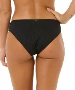 Rip Curl Premium Surf Full Coverage Bikini Bottom Black