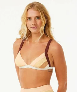 Outlet Women's Block Party Spliced Fixed Triangle Bikini Top Bada & Snorkla