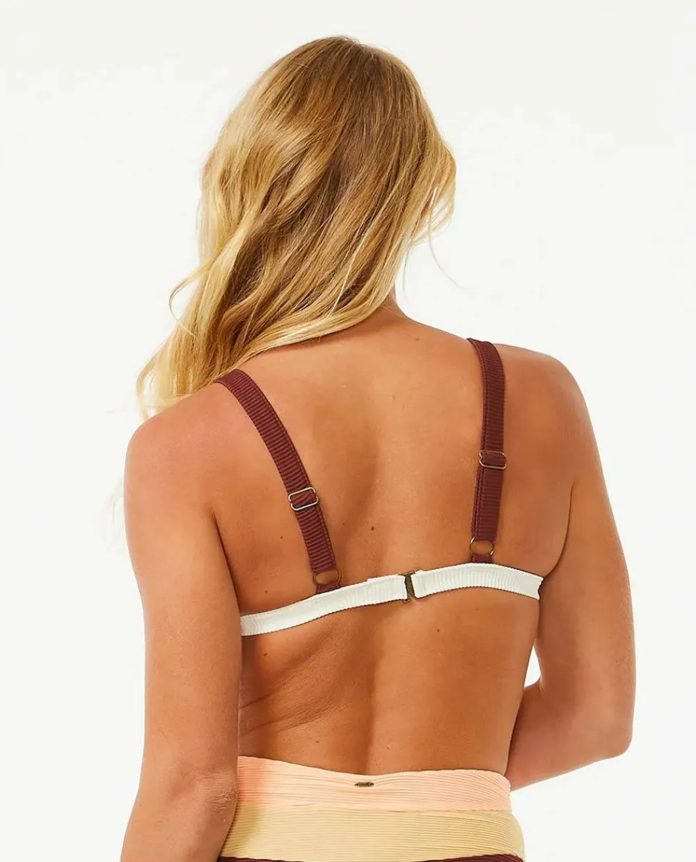 Outlet Women's Block Party Spliced Fixed Triangle Bikini Top Bada & Snorkla