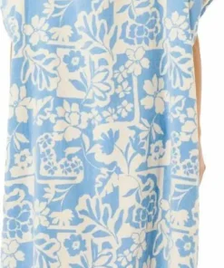 Rip Curl Women's Mixed Hooded Poncho Blissful Blue