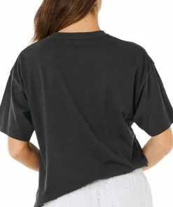 Rip Curl Women's Pacific Coast Heritage Tee Washed Black Outlet