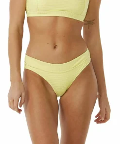 Rip Curl Women's Premium Surf Full Bikini Pant Bright Yellow