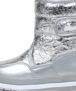 Best Kids' Cracked Metallic Barn Barnkängor|Vinterskor Barn