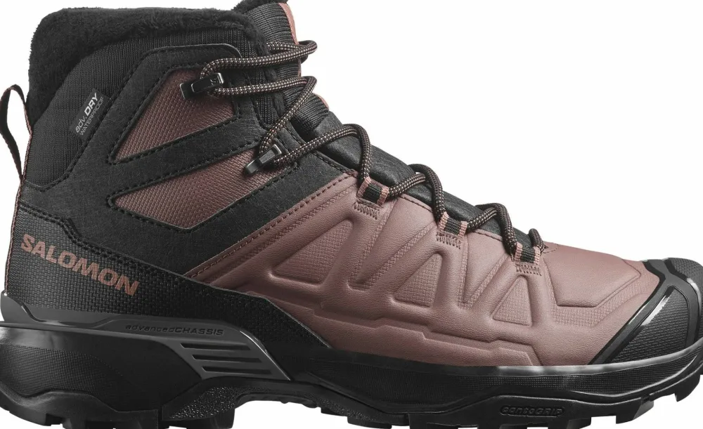 Women's X Ultra Snowpilot Waterproof Black/Peppercorn/Cognac Vandringsskor & Vandringskängor Dam
