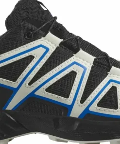 Salomon Junior Speedcross Waterproof Black/vanilla Ice/french Blue