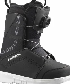 Outlet Juniors' Project Boa Black/Black/White Barn Snowboarding|Barnens Utrustning