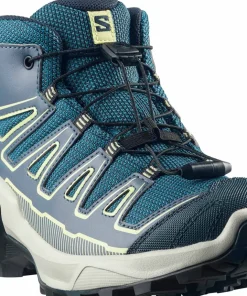 Salomon Junior's X Ultra Mid GORE-TEX Grisaille/Spellbound/Butterfly