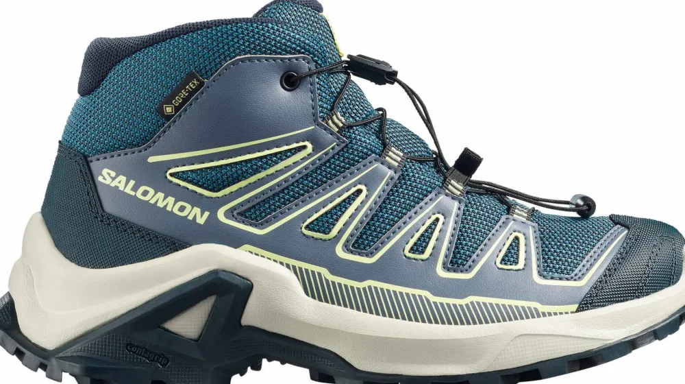Salomon Junior's X Ultra Mid GORE-TEX Grisaille/Spellbound/Butterfly