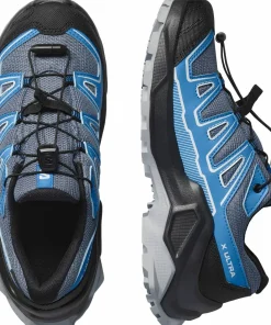 Salomon Kids' X Ultra GORE-TEX Turbulence/Black/French Blue Clearance