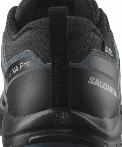 Salomon Kids' XA Pro V8 Waterproof Black/Turbulence/Quarry Discount