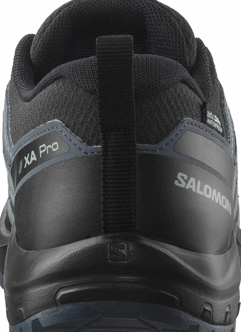Salomon Kids' XA Pro V8 Waterproof Black/Turbulence/Quarry Discount