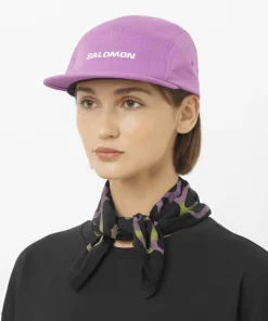 Salomon Logo 5 Panel Iris Orchid Iris Orchid/ New