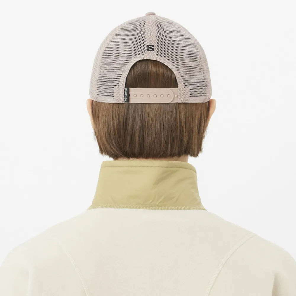 Salomon Logo Trucker Cap Etherea Sale