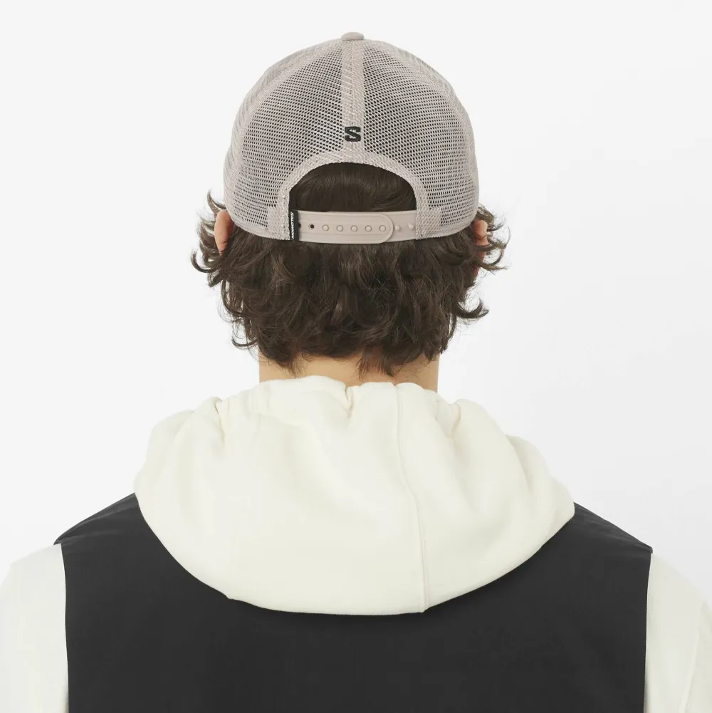 Salomon Logo Trucker Cap Etherea Sale