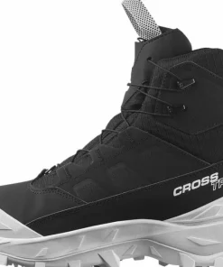 Salomon Men's Crosstrak Powder Waterproof Black/Black/White Black / Black / White Online