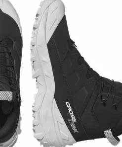 Salomon Men's Crosstrak Powder Waterproof Black/Black/White Black / Black / White Online