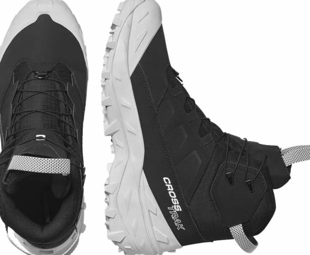 Salomon Men's Crosstrak Powder Waterproof Black/Black/White Black / Black / White Online