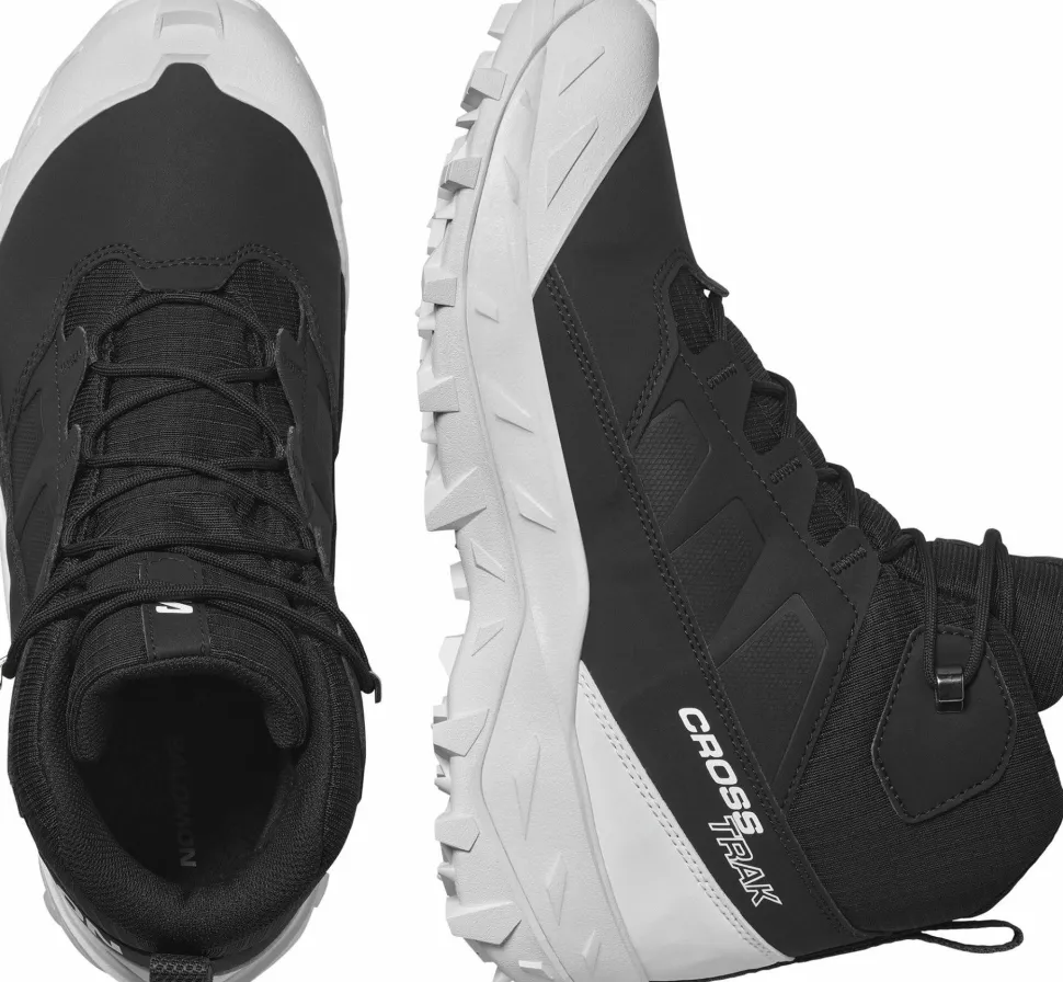 Salomon Men's Crosstrak Waterproof Black/Black/White