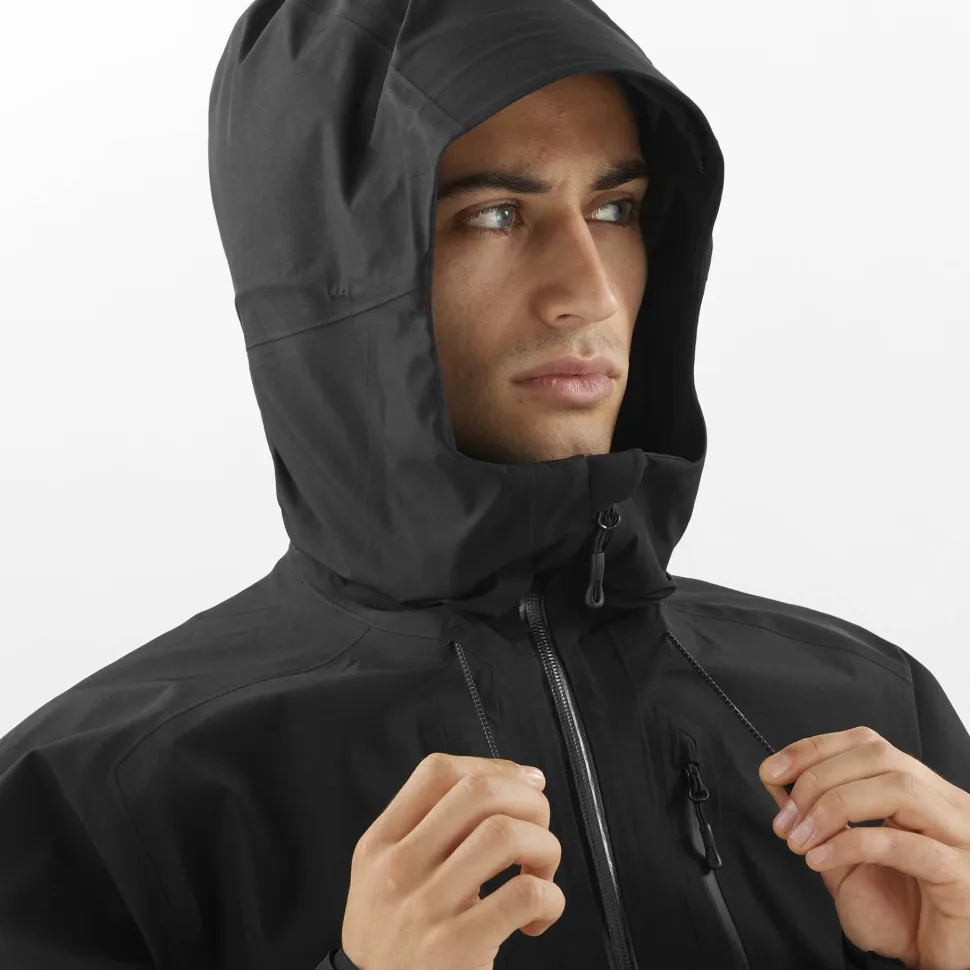 Salomon Men's Outline 3L GORE-TEX Jacket Deep Black