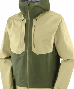 Salomon Men's Outline 3L GORE-TEX Jacket Grape Leaf/Gray Green Grape Leaf / Gray Green New