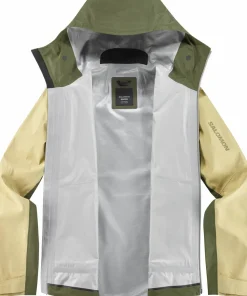 Salomon Men's Outline 3L GORE-TEX Jacket Grape Leaf/Gray Green Grape Leaf / Gray Green New