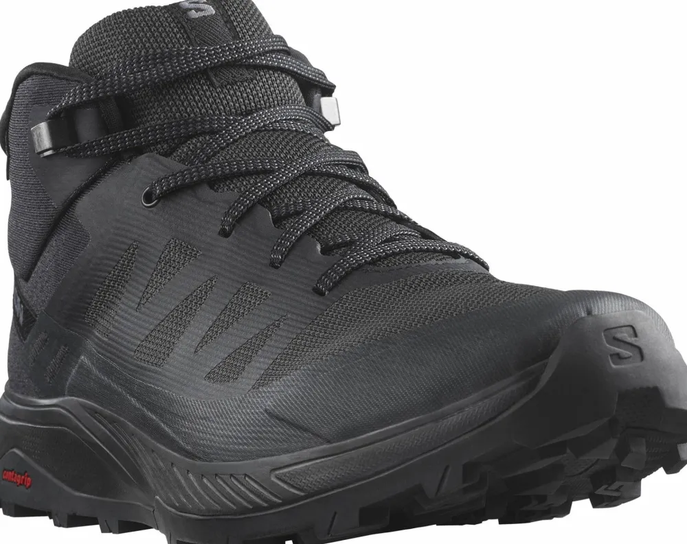 Salomon Men's Outrise Mid GORE-TEX Black/Black/Phantom Best