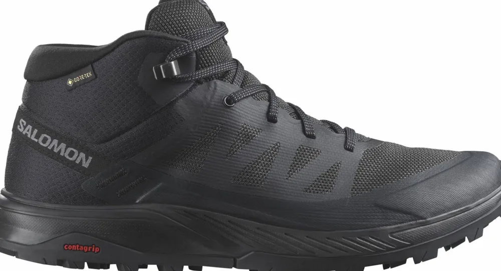 Salomon Men's Outrise Mid GORE-TEX Black/Black/Phantom Best