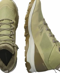 Salomon Men's Outsnap CSWP Aloe/Stone Gray/Coyote Brown Aloe / Stone Gray / Coyote Brown Discount