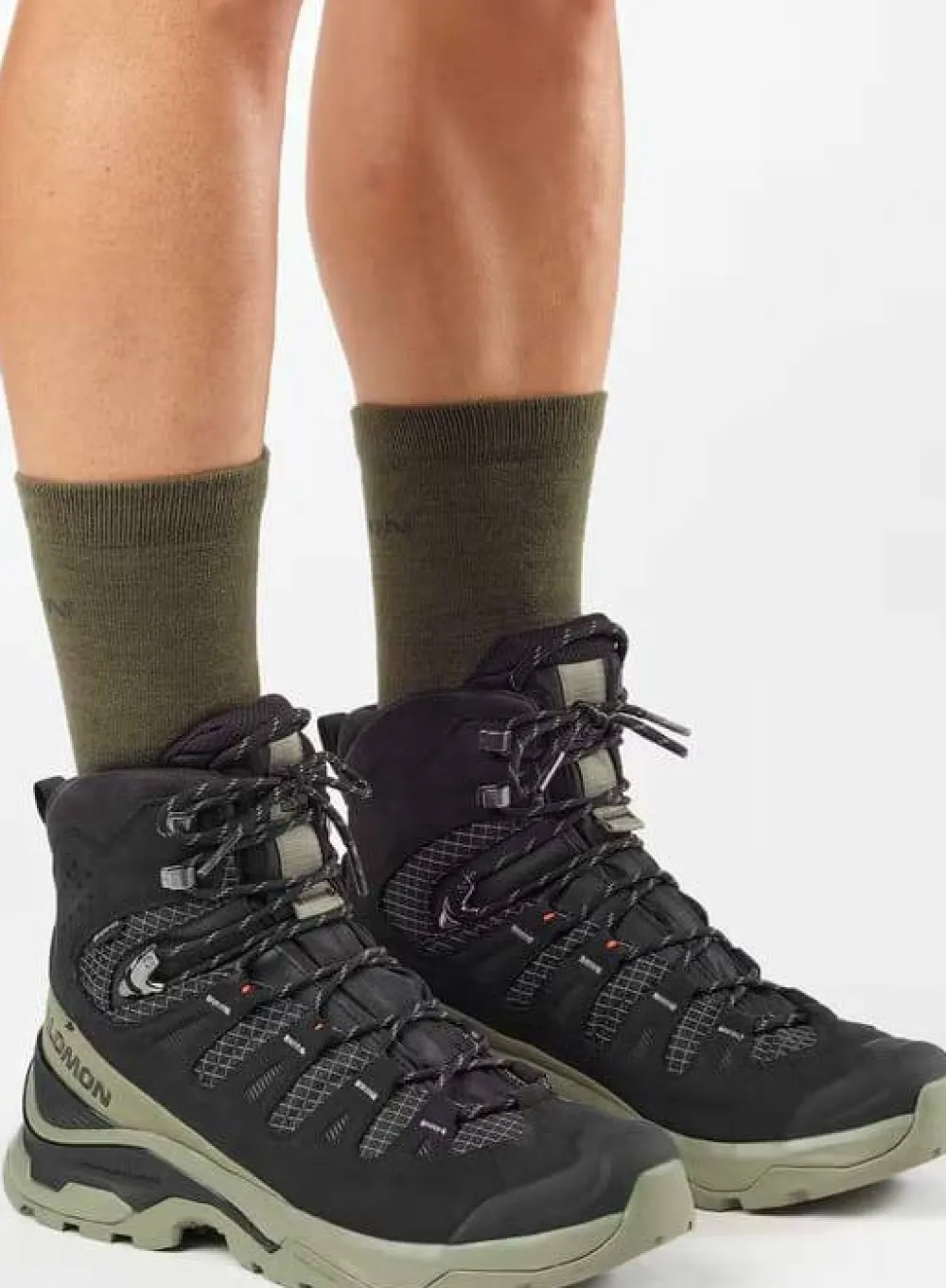 Salomon Men's Quest 5 GORE-TEX Black/Deep Lichen Green/Black Online
