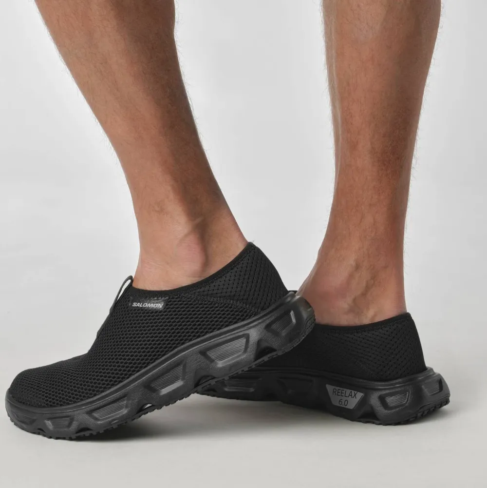Salomon Men's Reelax Moc 6.0 Black/Black/Alloy Online