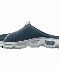 Salomon Men's Reelax Slide 6.0 Blue Ashes/White/Pearl Blue Sale