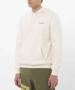 Salomon Men's Logo Hoodie Whisper White Outlet