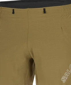 Salomon Men's Sense Aero 5'' Shorts Brilliant Olive