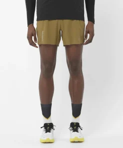 Salomon Men's Sense Aero 5'' Shorts Brilliant Olive