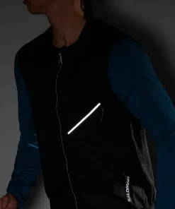 Salomon Men's Sense Aero Wind Vest Deep Black Outlet