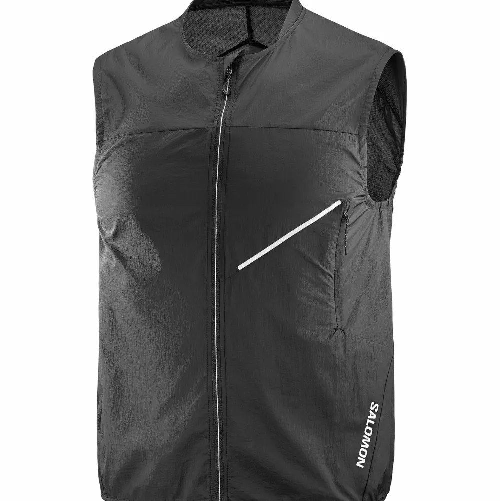 Salomon Men's Sense Aero Wind Vest Deep Black Outlet