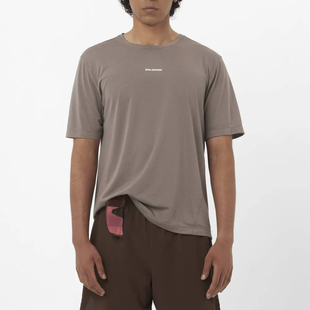 Salomon Men's Shkout Core Short Sleeve Tee Iron Iron/ New