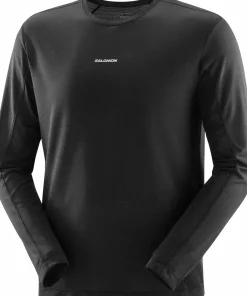 Salomon Men's Shkout Core Long Sleeve Tee Deep Black