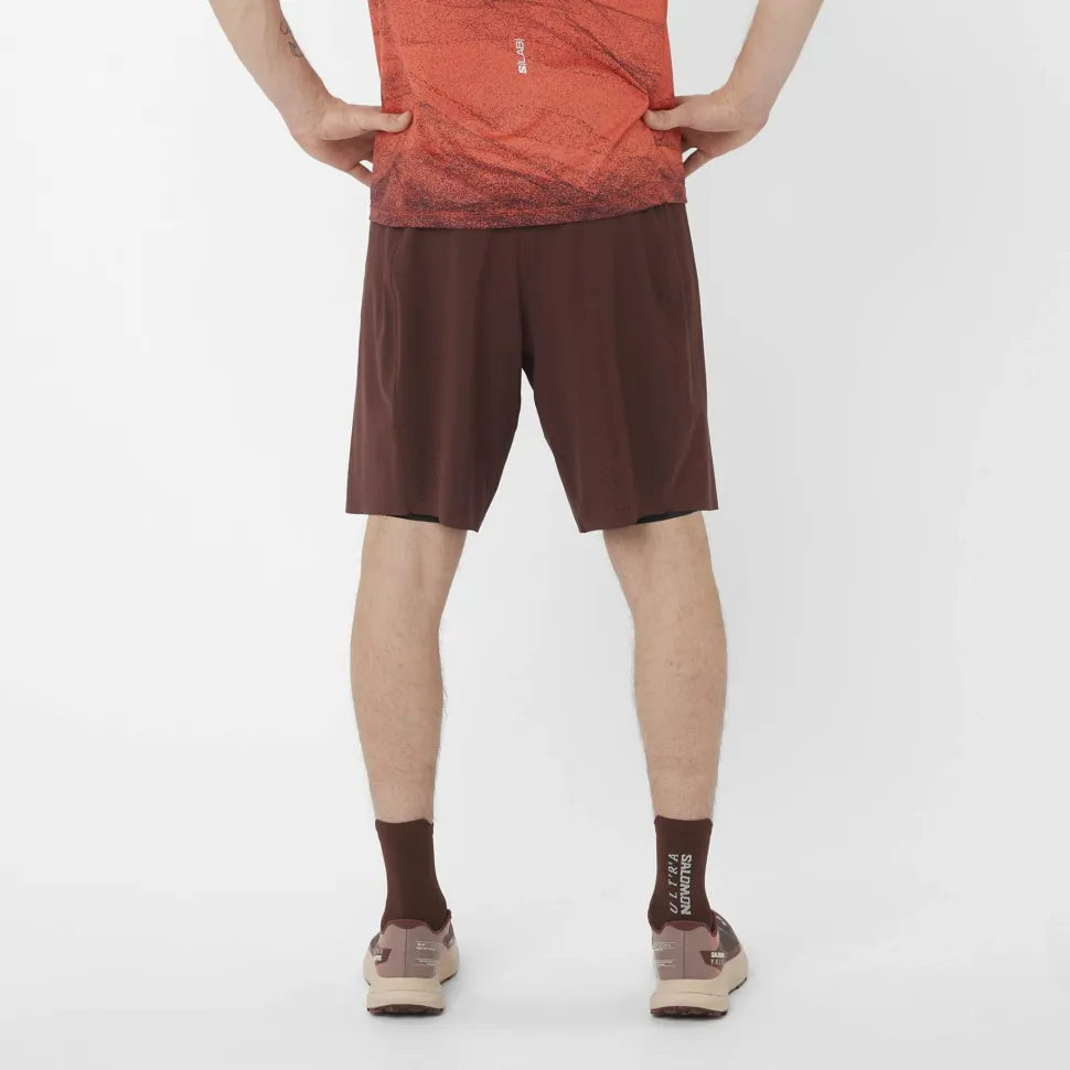 Salomon Men's S/Lab Salomon Ultra 2in1 Decadent Chocolate/Vanilla Ice