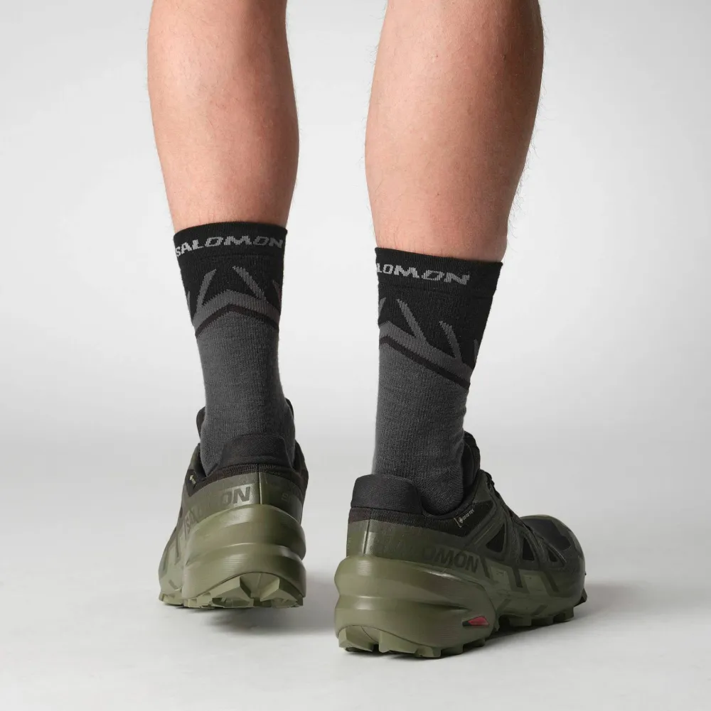 Best Men's Speedcross 6 GORE-TEX Black/Peat/Deep Lichen Green Gore-Tex|Löparskor Herr
