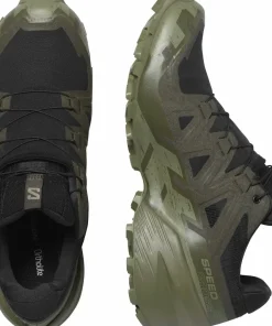 Best Men's Speedcross 6 GORE-TEX Black/Peat/Deep Lichen Green Gore-Tex|Löparskor Herr