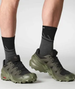 Best Men's Speedcross 6 GORE-TEX Black/Peat/Deep Lichen Green Gore-Tex|Löparskor Herr